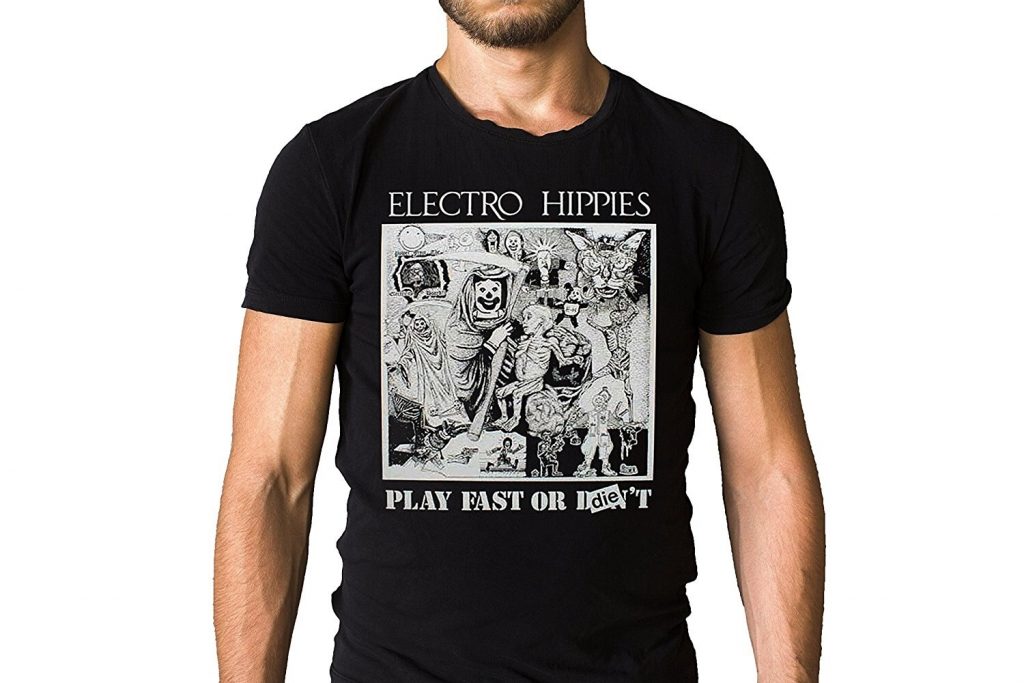 camiseta hippie negra para hombre camiseta hippie negra para hombre