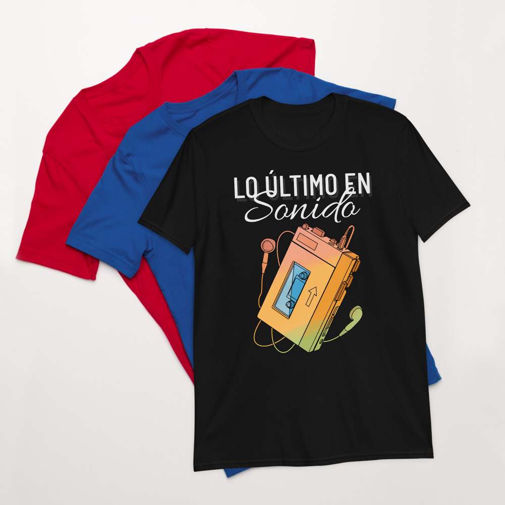 camiseta con walkman vintage camiseta con walkman vintage
