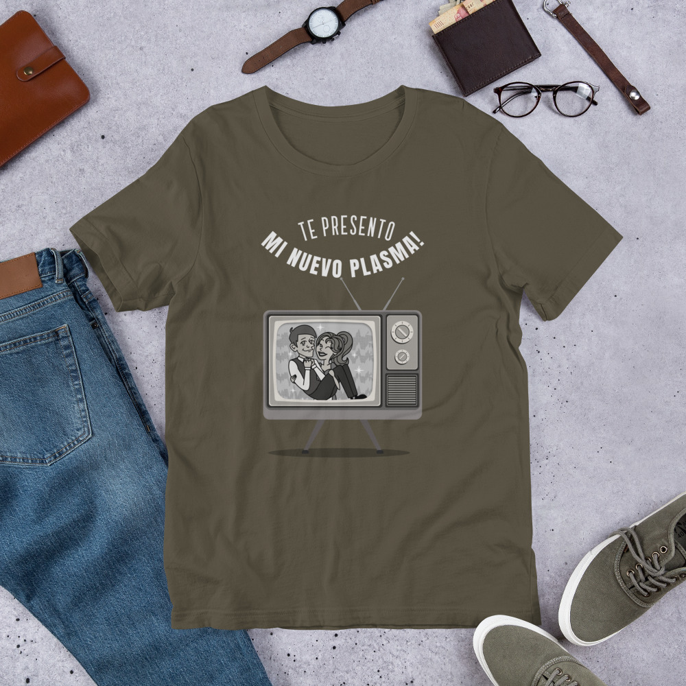 camisetas vintage con televisores viejos antiguos