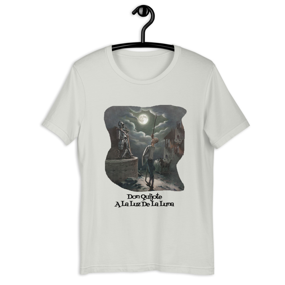 camiseta don quijote bajo la luz de la luna camiseta don quijote a la luz de la luna