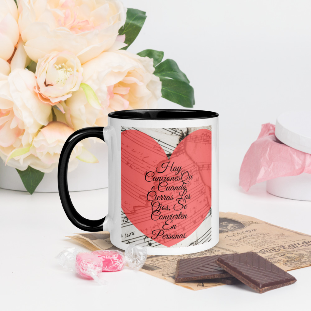 Tazas Con Frases Bonitas De Amor y Música