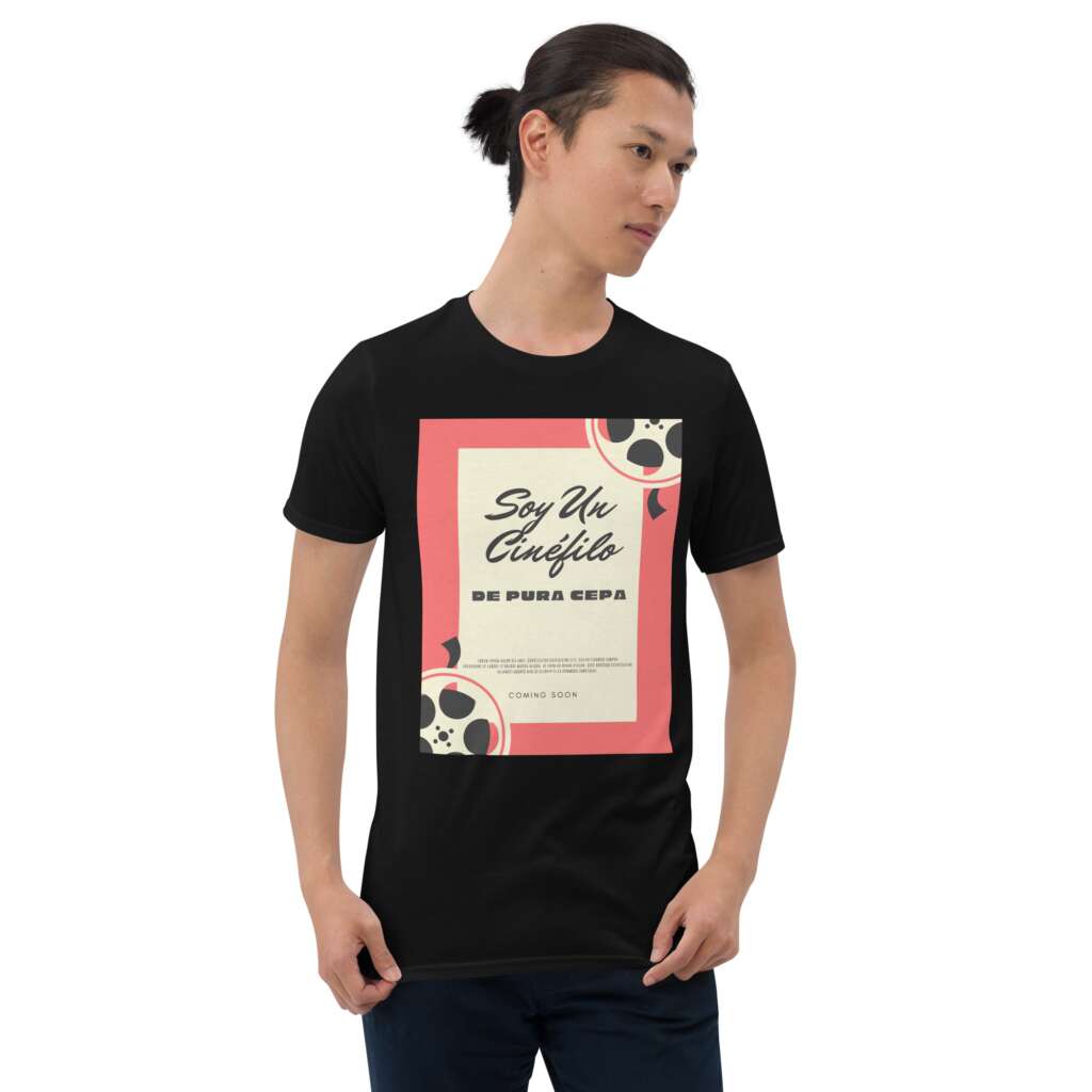 remeras de cine negras para hombre