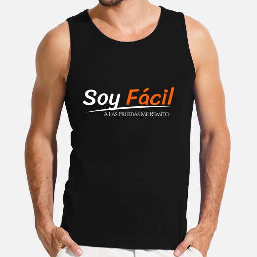 camisetas con frases divertidas hombre Soy Facil camisetas con frases divertidas hombre Soy facil