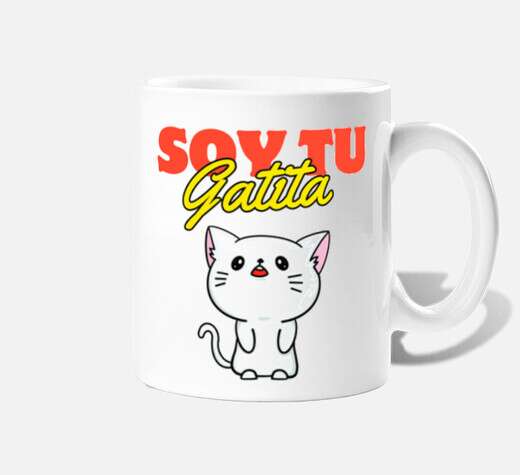 Tazas para parejas esposos novios para él ella gatitos